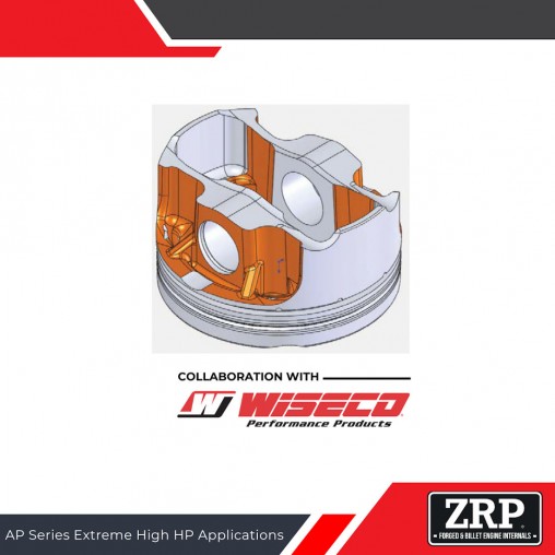 Toyota 3.0L Supra 2JZ (94.0mm Crank.) ZRP 1400HD Forged Pistons by Wiseco