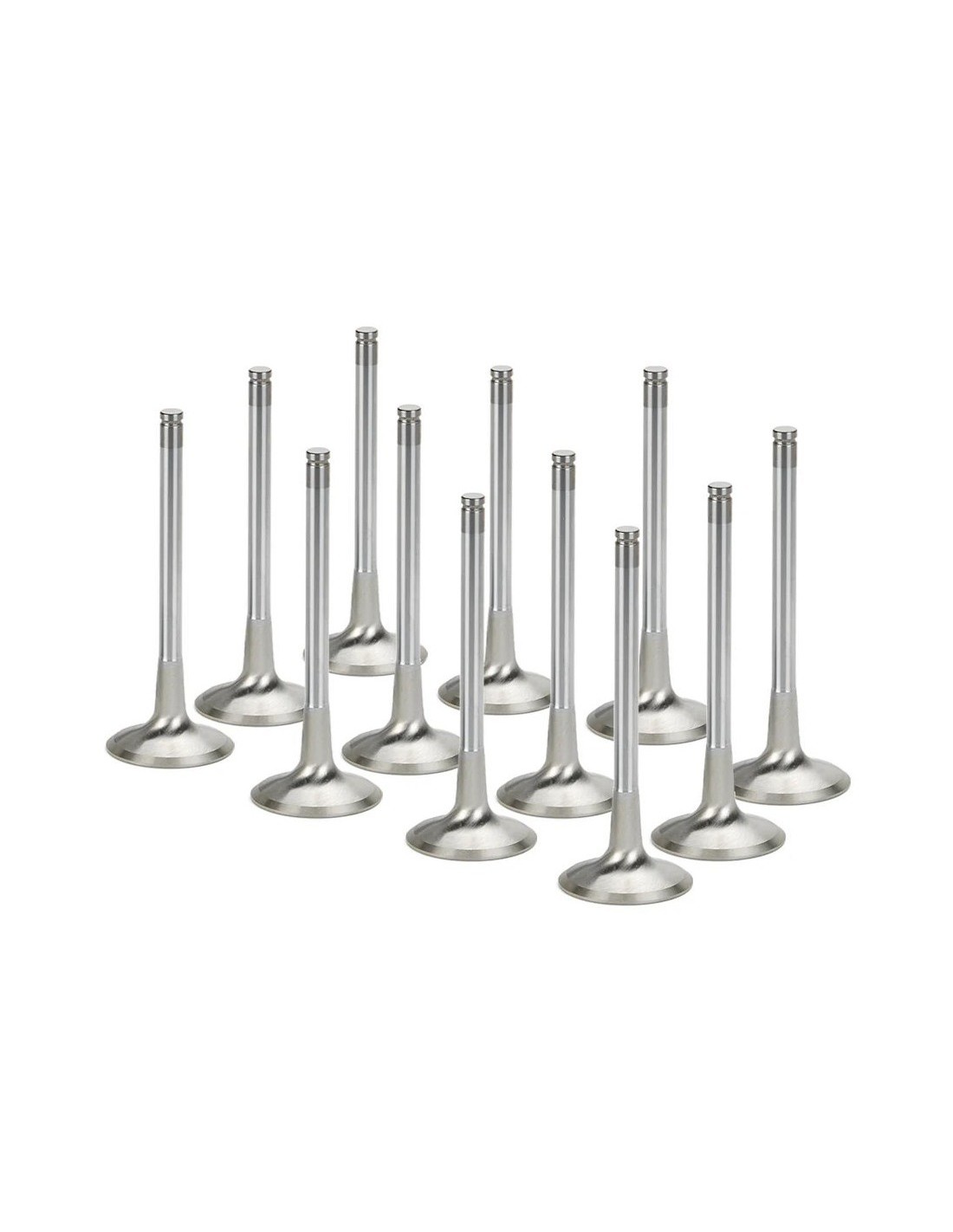Supertech Nissan RB26DETT Inconel Exhaust Valve - +1mm Oversize - Set of 12 (Tip 1.5mm Longer)