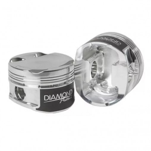 Mitsubishi 2.0L 4G63 (94mm Crank. x 156mm Rods) Diamond Forged Pistons with H13 Upgrade Pins